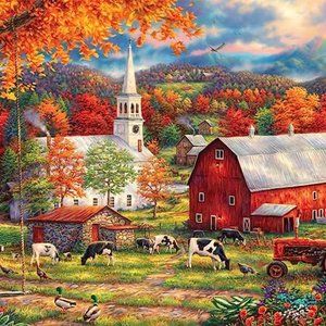 1000 Piece Jigsaw Puzzle by Artist Chuck Pinson - Country Blessings